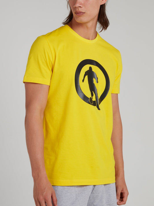 Yellow Sport Logo T-Shirt