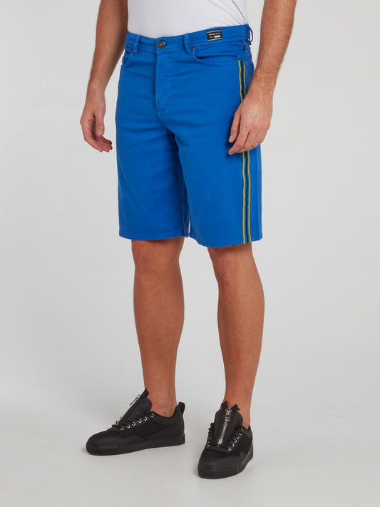 Blue Side Tape Shorts