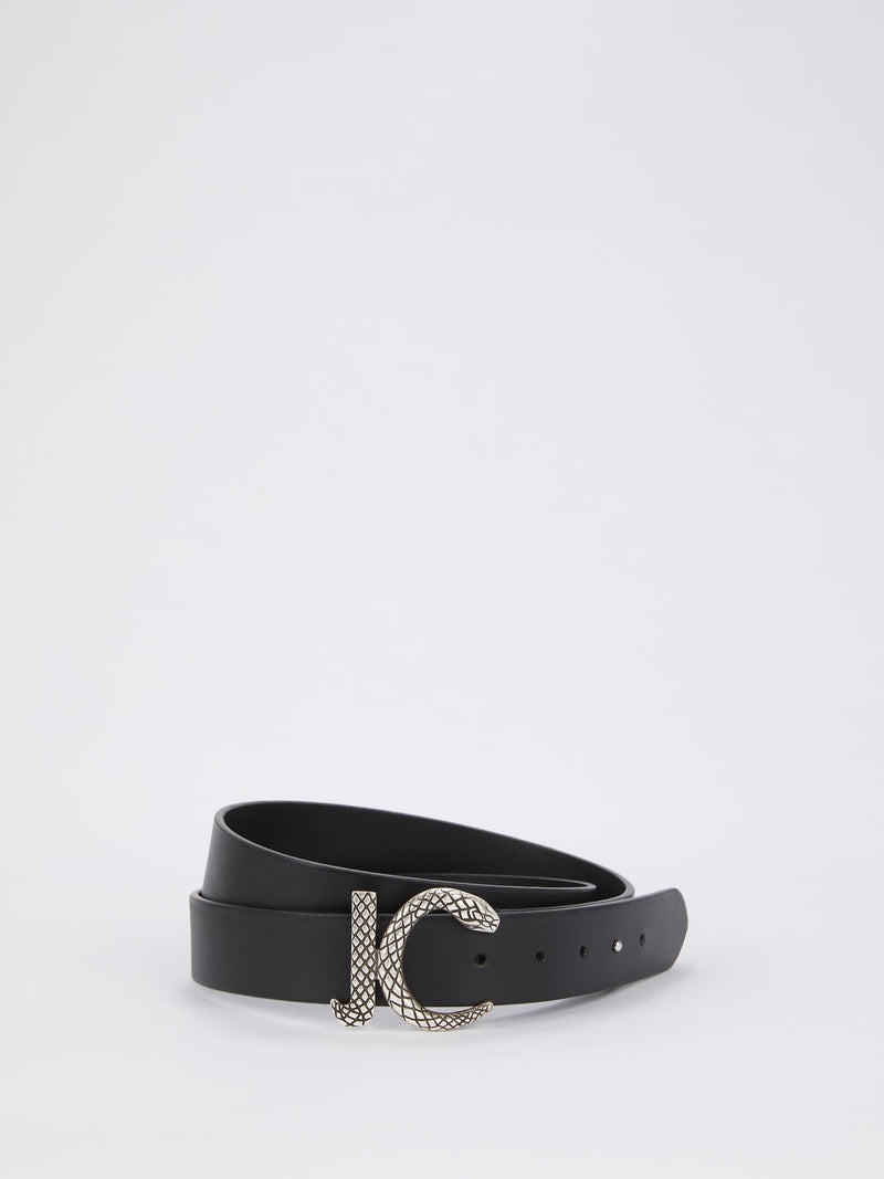 Black Snake Logo Belt