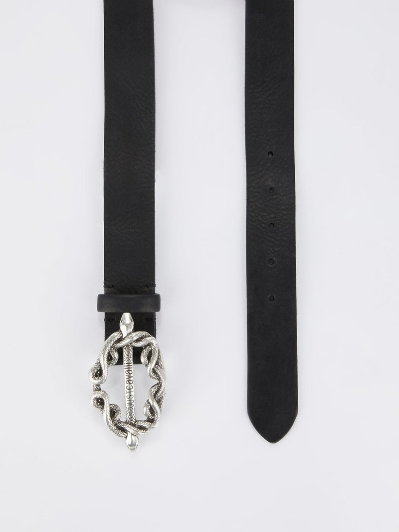 Black Snake Buckle Belt