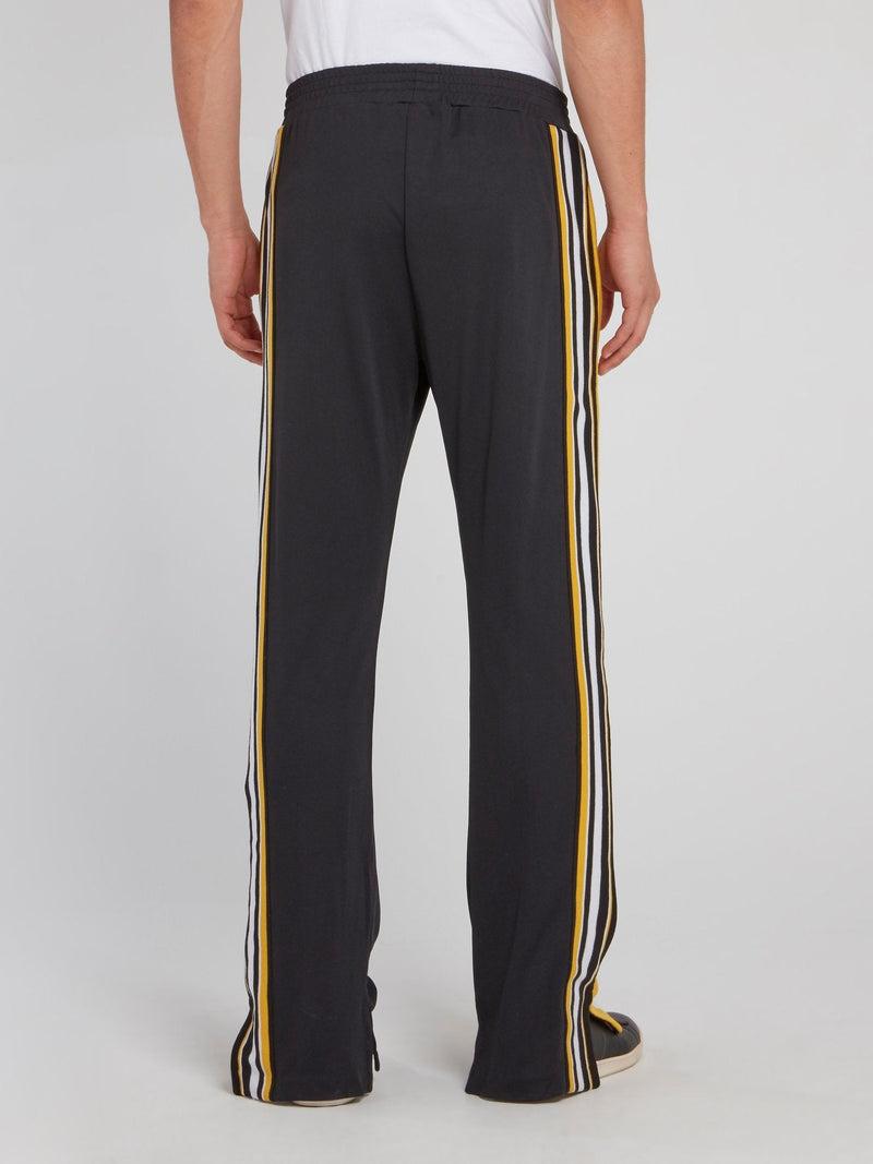 Black Side Stripe Tunnel Trousers