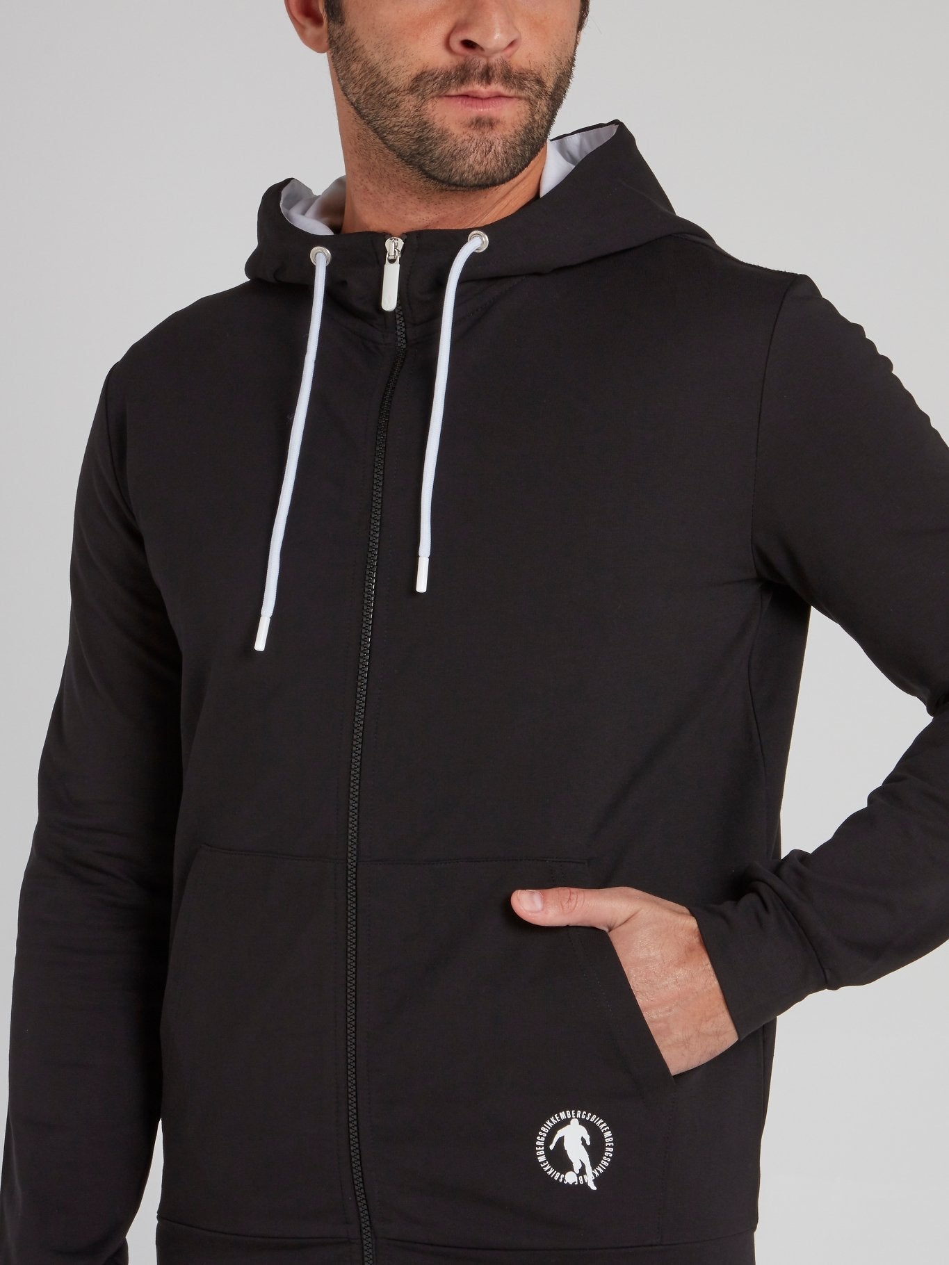 Black Sport Icon Hoodie Sweatshirt