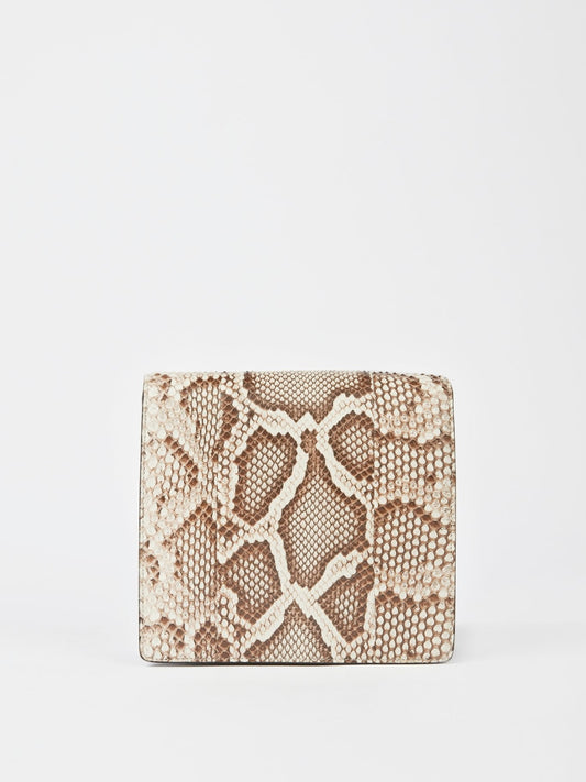 Snake Effect Shoulder Bag