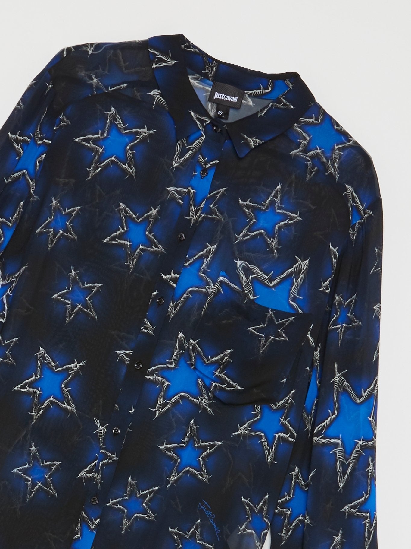 Blue Star Print Shirt