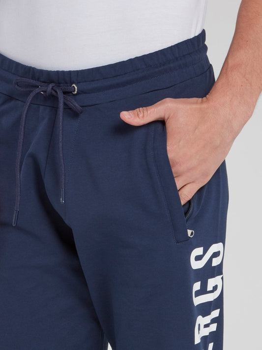 Navy Side Logo Sweatpants