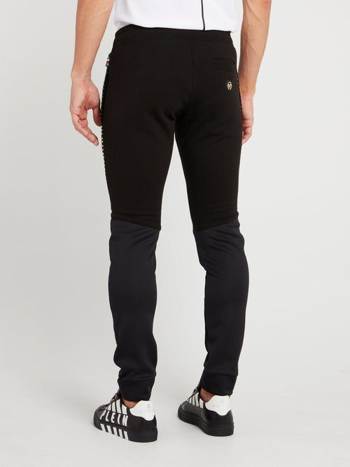 Black Knee Pad Jogging Trousers