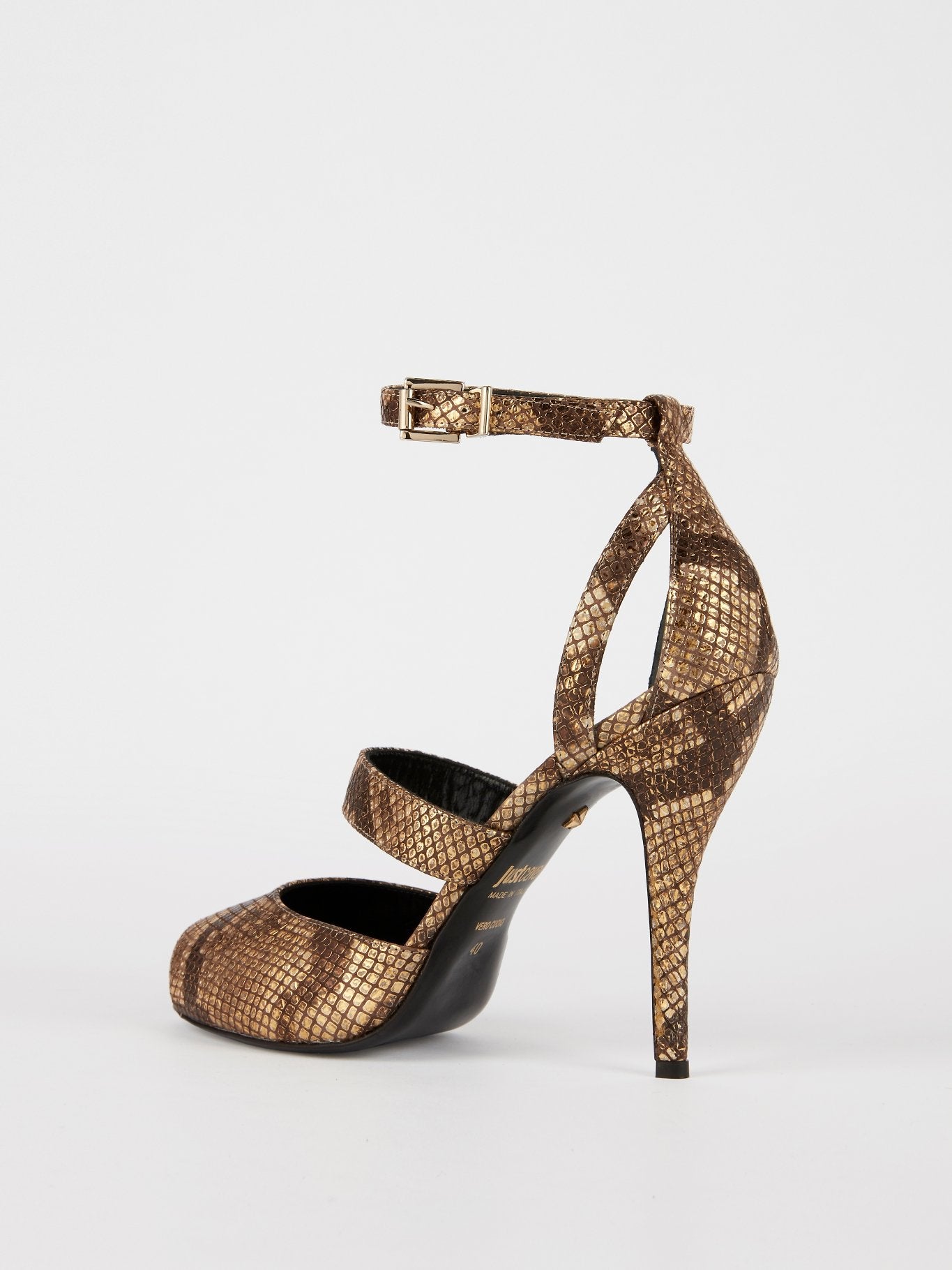 Python Effect Ankle Strap Sandals