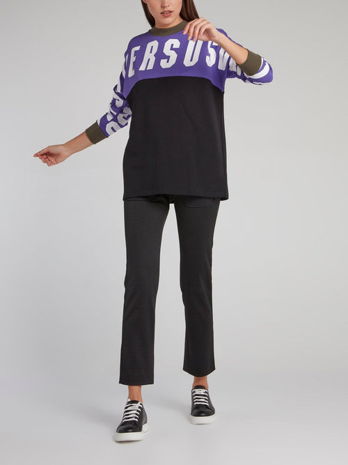 Colour Block Statement Sweatshirt