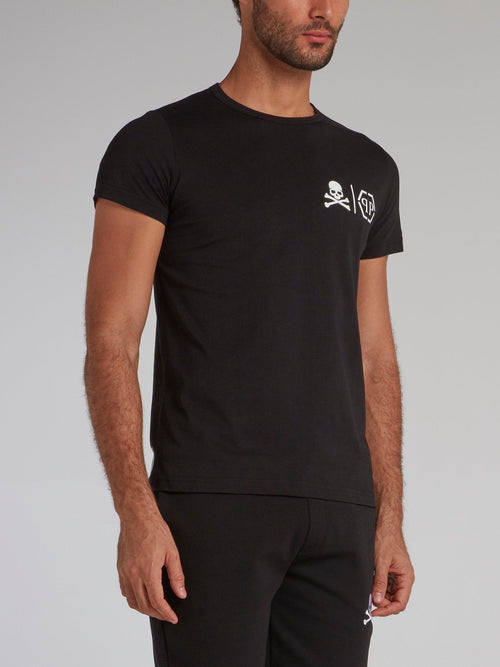 Black Skull Monogram T-Shirt