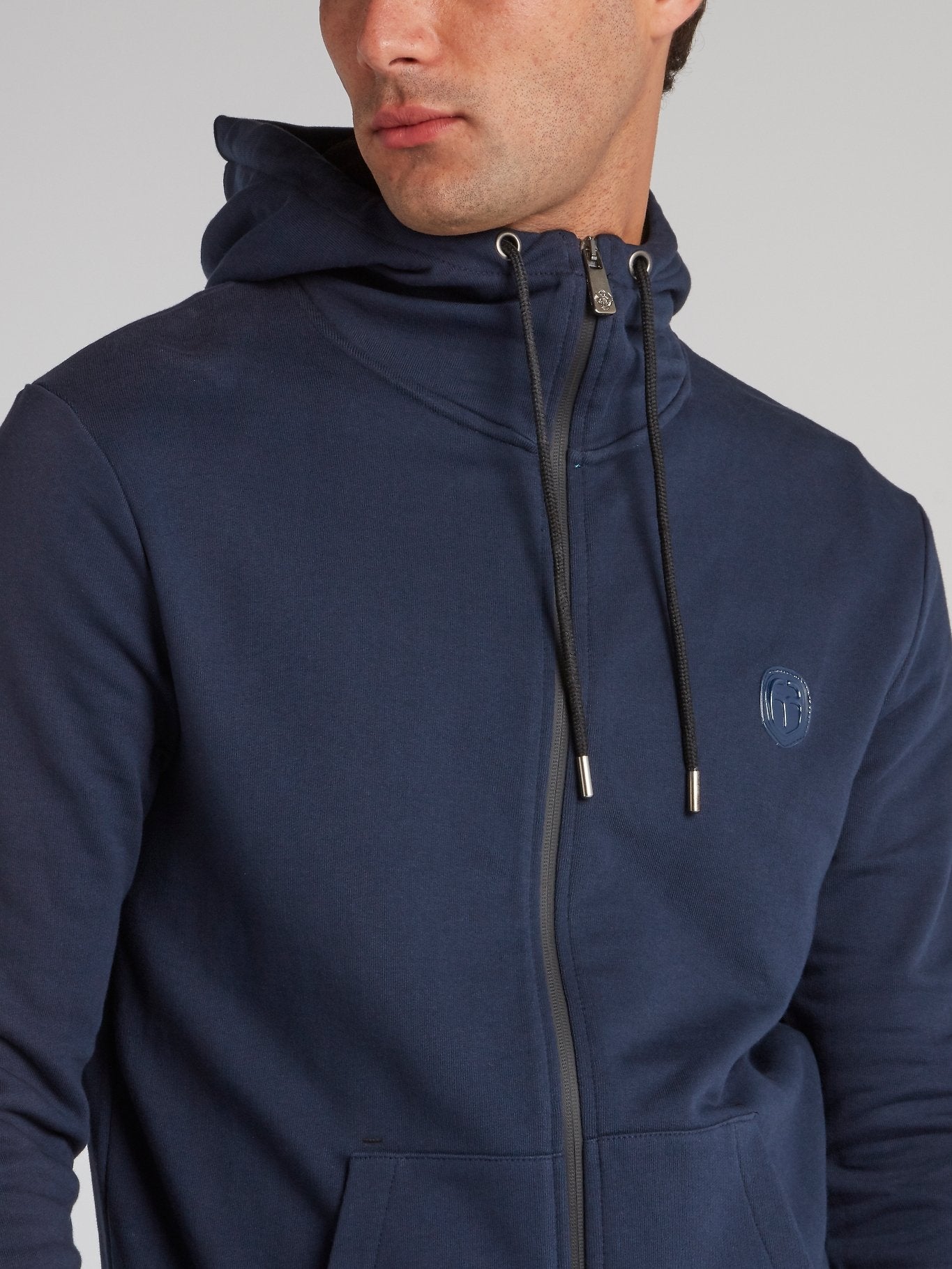 Dariel Navy Hooded Sweatshirt