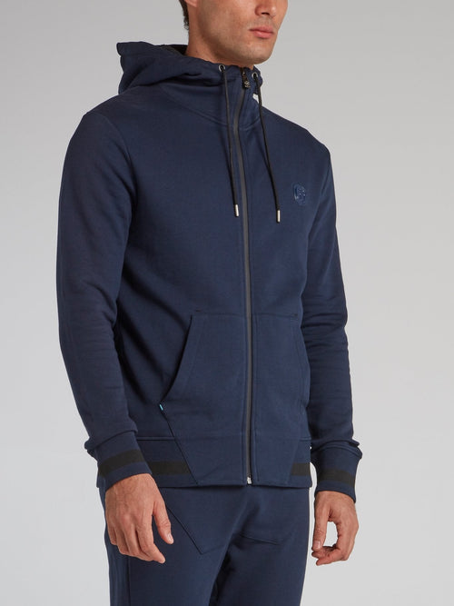 Dariel Navy Hooded Sweatshirt