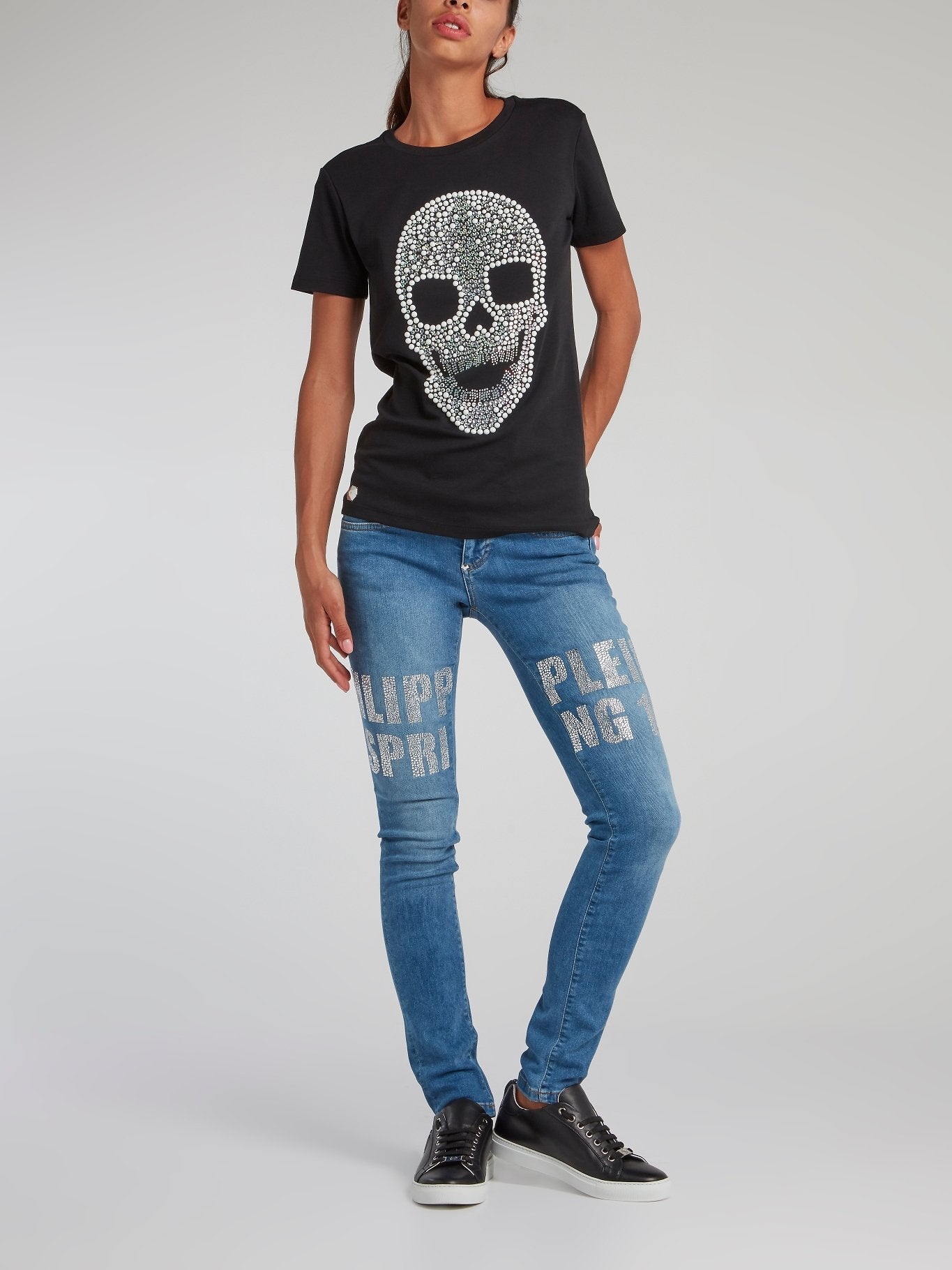 Crystal Plein Statement Denim Jeans