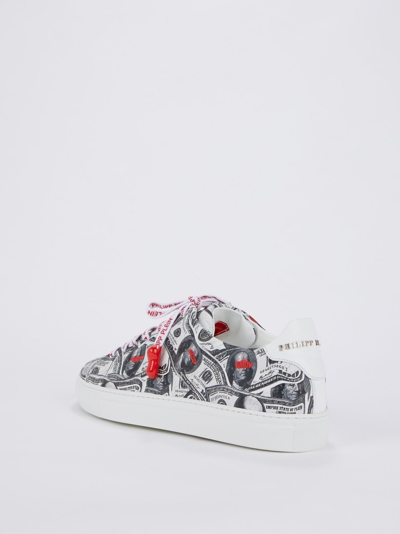 Dollar Skull Logo Lace Sneakers