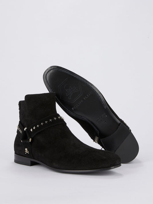 Black Side Zip Chelsea Boots