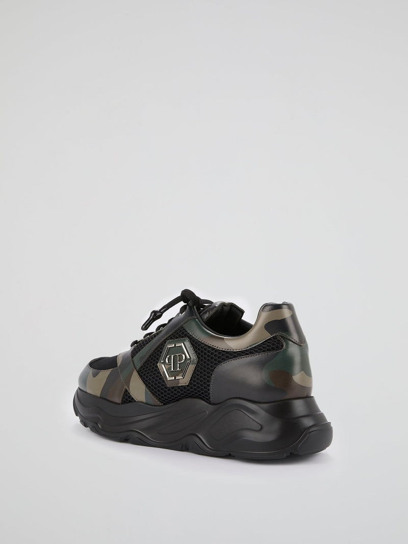 Camouflage Chunky Sole Trainers