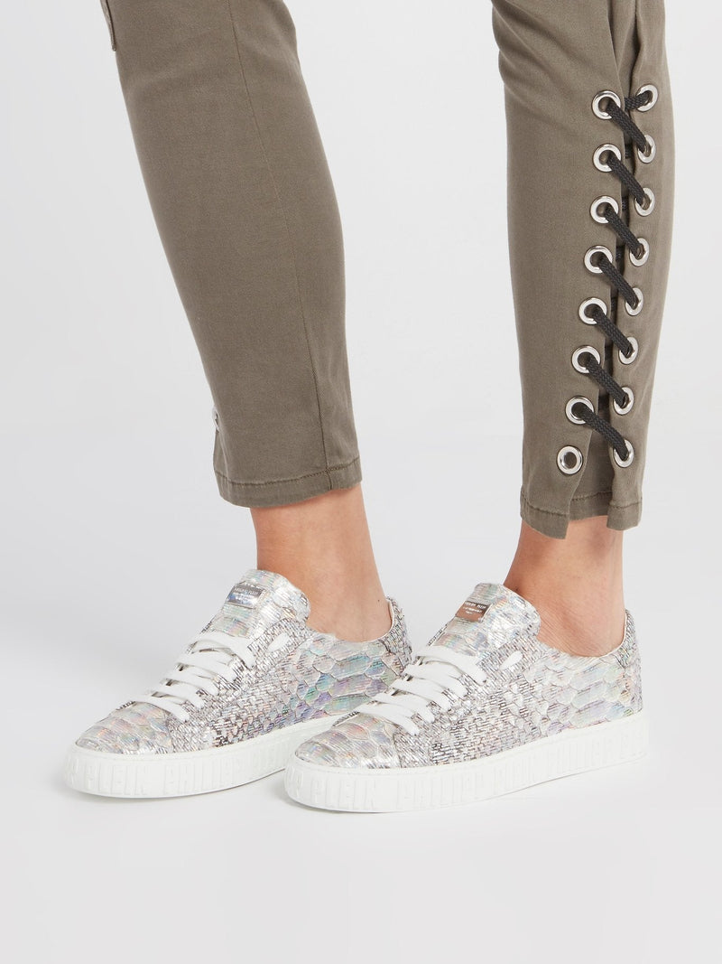 Python Effect Low Top Sneakers