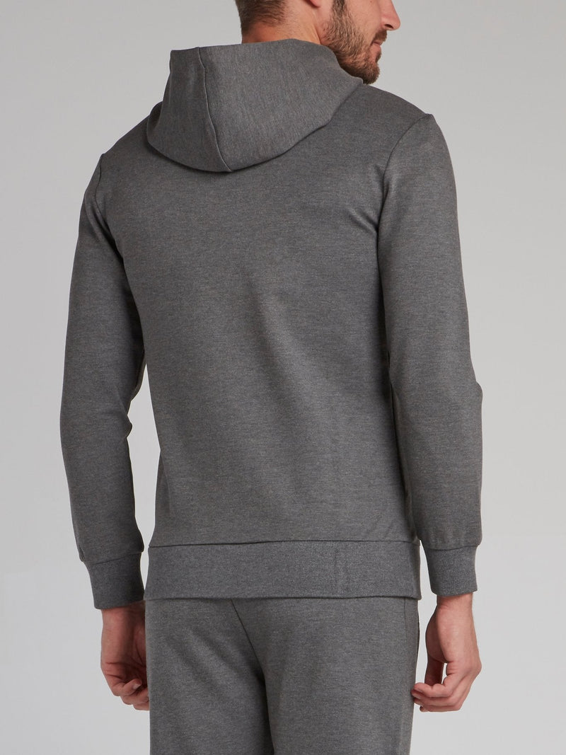 Grey Zip Up Track Jacket