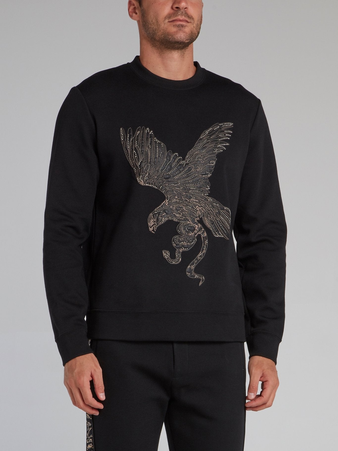 Black Eagle Patch Sweatshirt