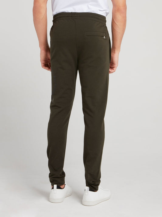 Olive Drawstring Fleece Pants