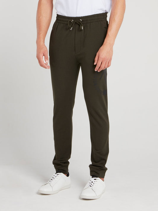 Olive Drawstring Fleece Pants