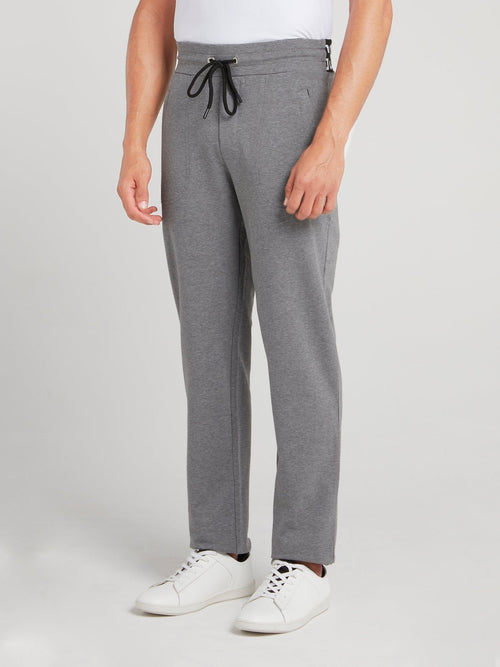 Grey Logo Waistband Fleece Pants