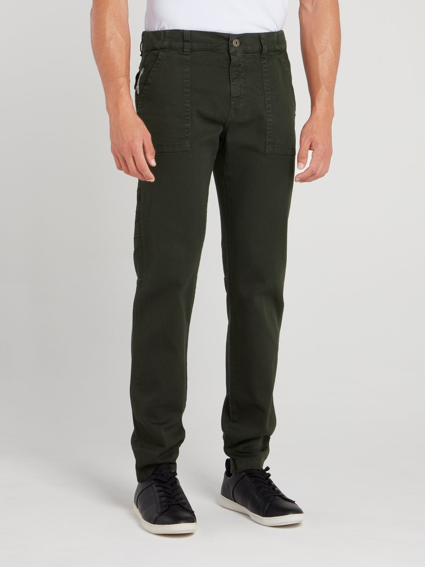 Dark Olive Cargo Pants