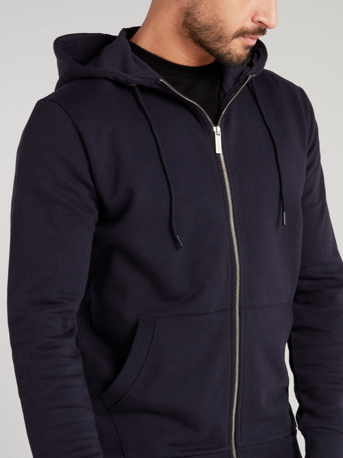 Navy Rear Logo Jacket