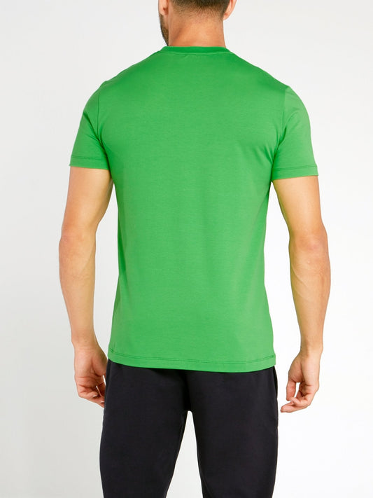 Green Logo Print T-Shirt