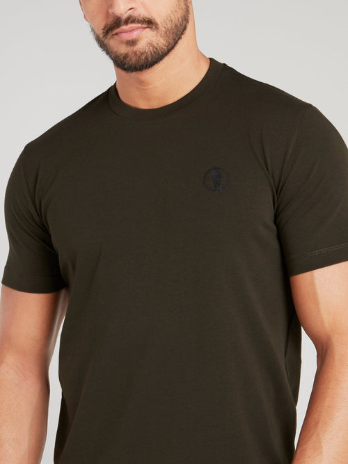 Olive Sport Logo T-Shirt