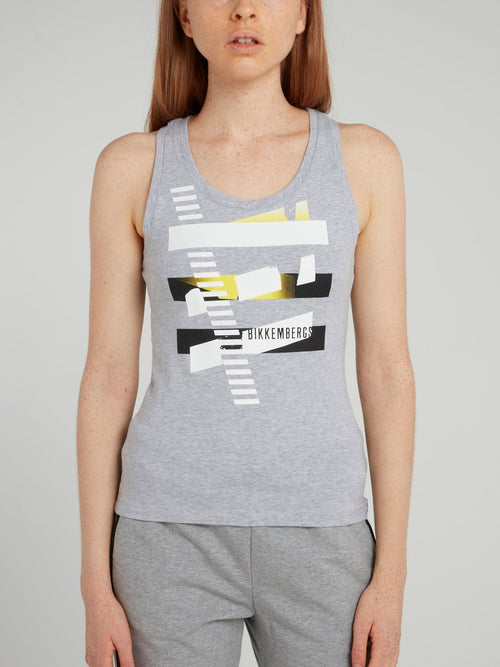 Grey Logo Tank Top