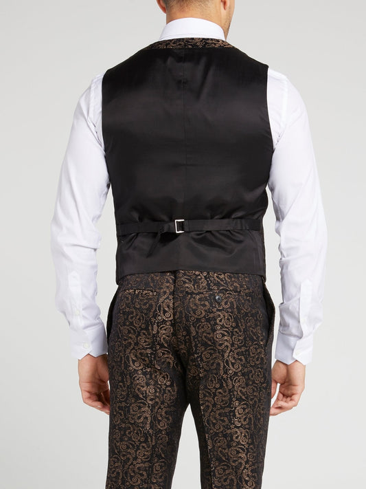 Snake Print Waistcoat