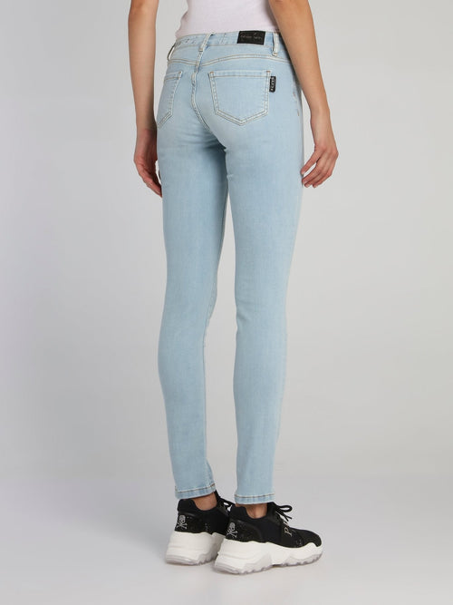 Light Blue Wash Skinny Jeans