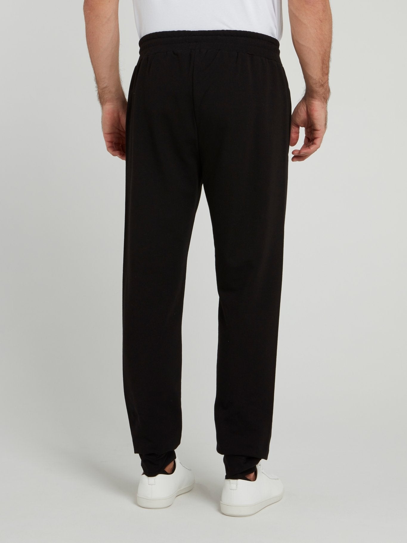 Black Knitted Fleece Pants