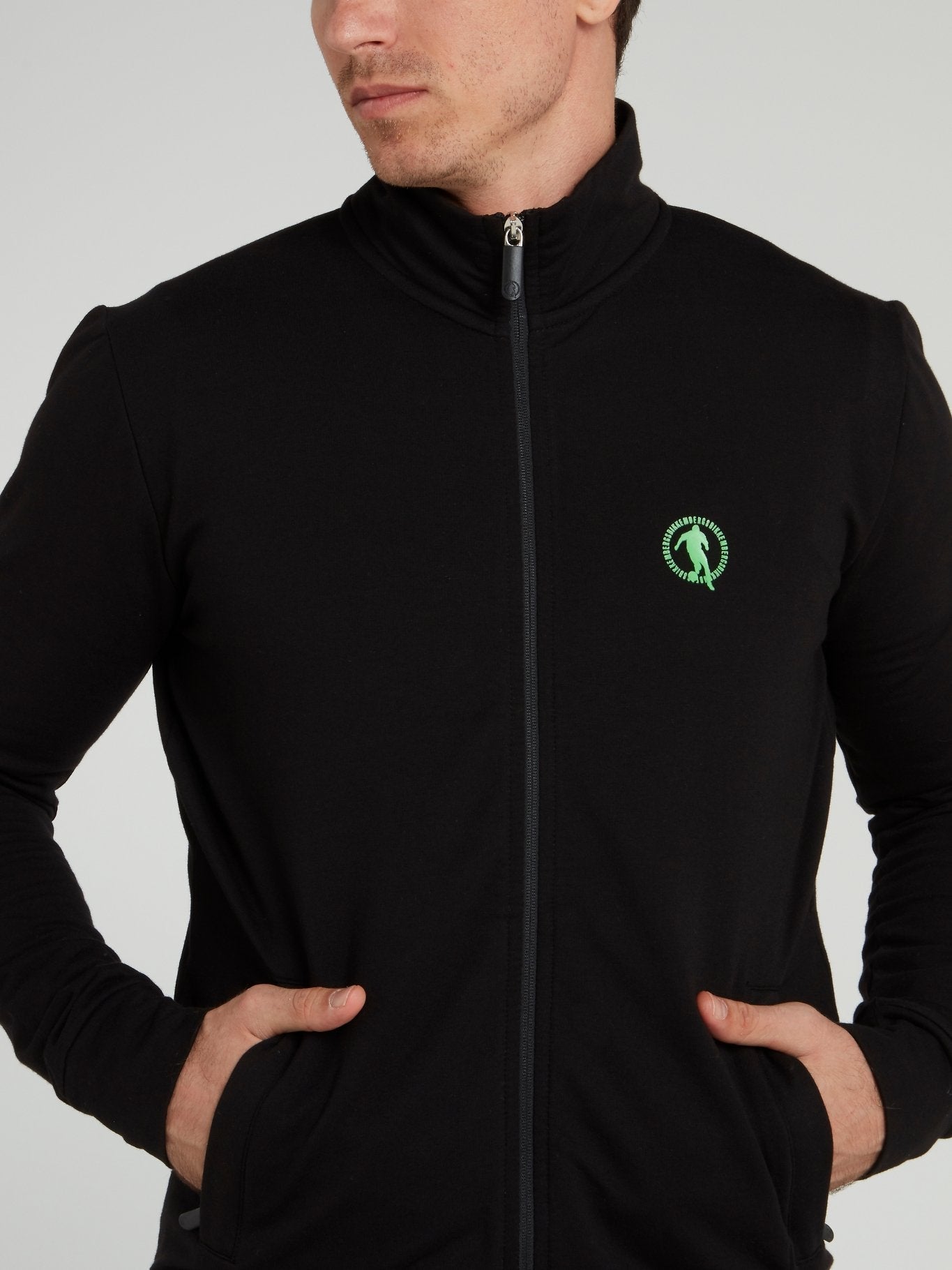 Black Sport Icon Jacket