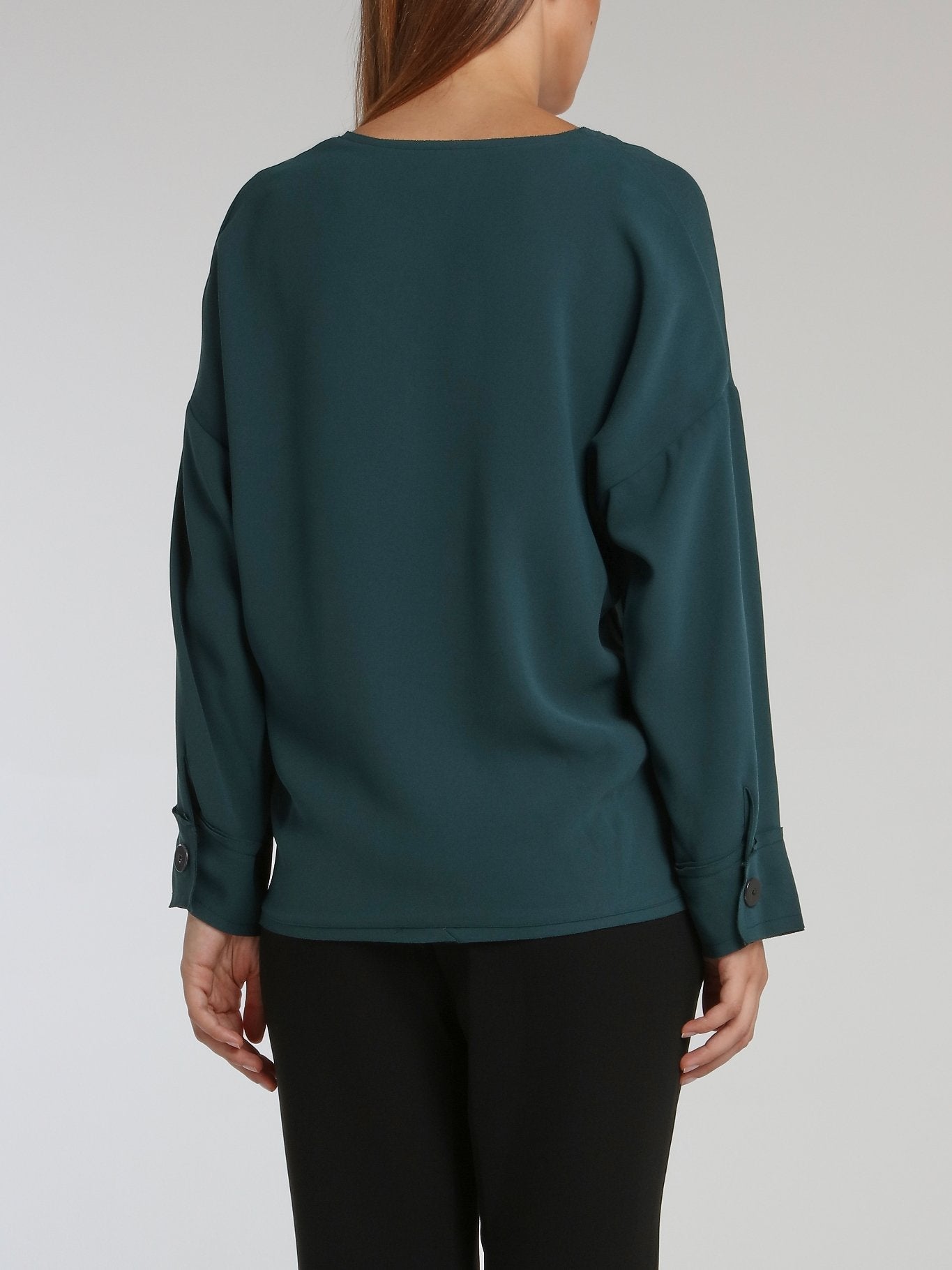 Lido Teal Long Sleeve Top