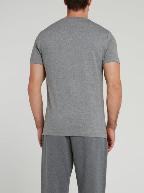 Grey Sport Logo T-Shirt