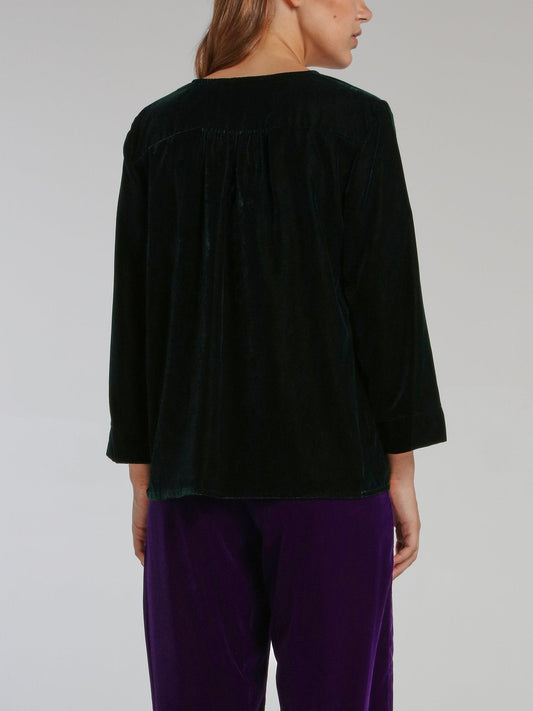 Winsor Emerald Velvet Top