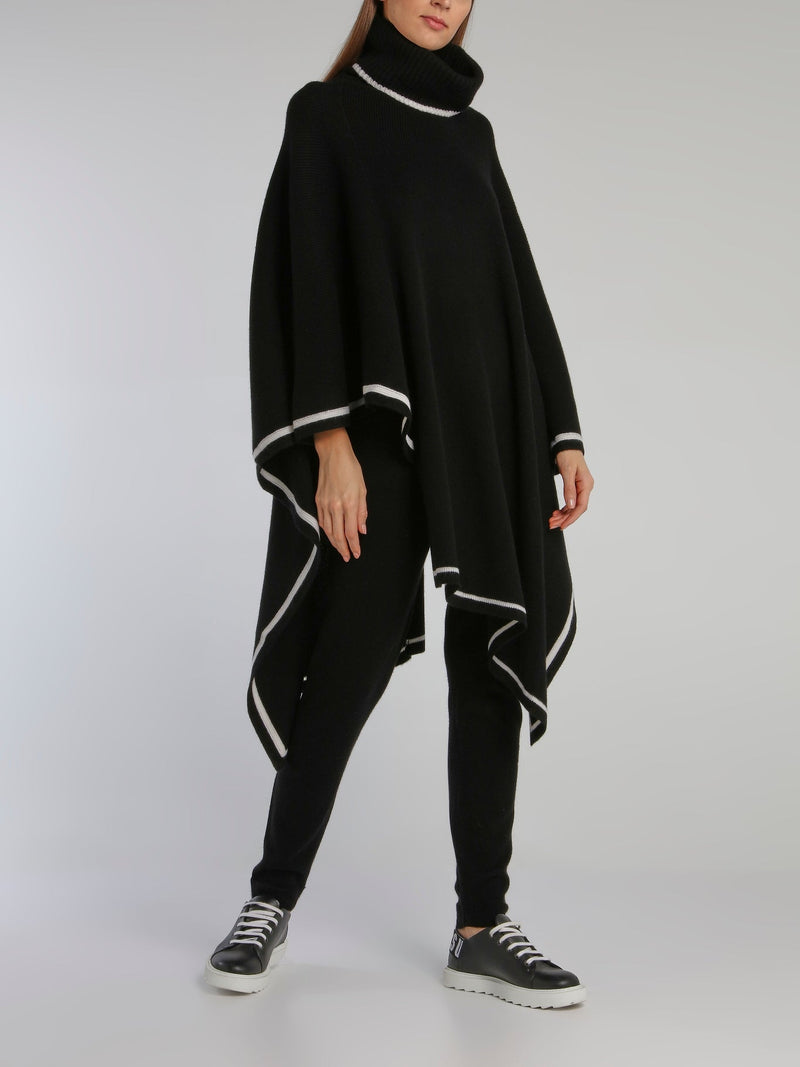 Jimi Black Waistband Knitted Track Pants