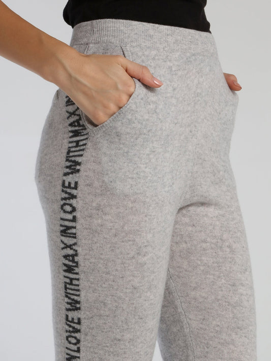 Jimi Grey Waistband Knitted Active Pants