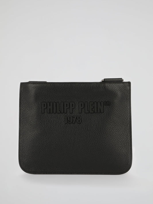 PP1978 Black Leather Sling Bag
