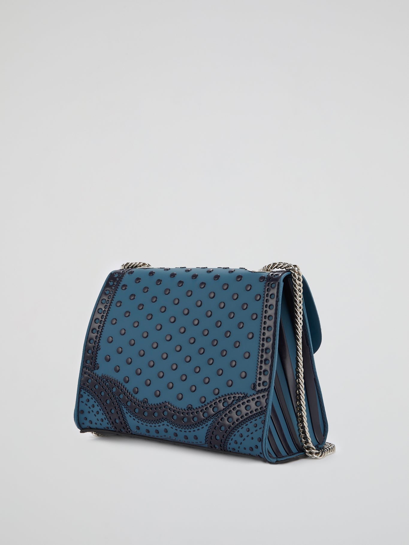 Blue Mignon Polka Dot Pois Bag