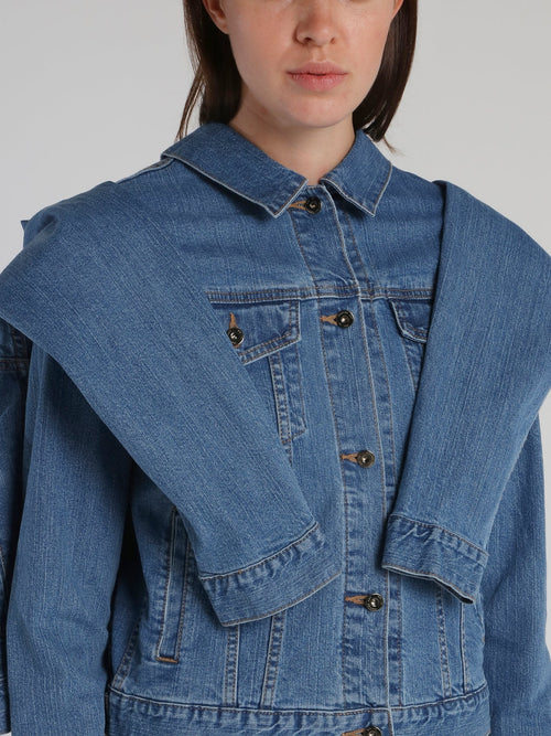 Blue Twin Denim Jacket