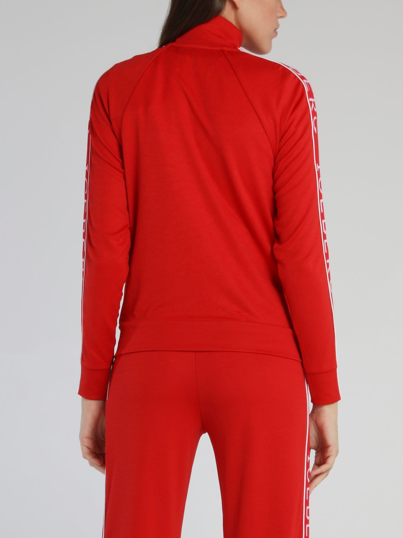 Red Logo Tape Turtleneck Sweatshirt