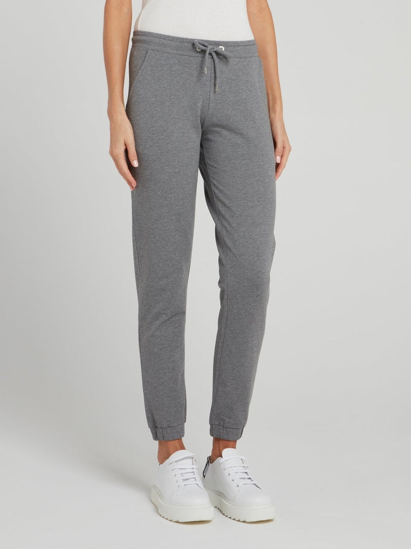 Grey Rear Logo Fleece Pants