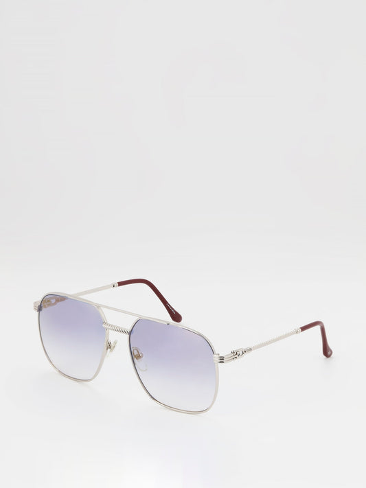 Lavender Gradient Aviator Sunglasses