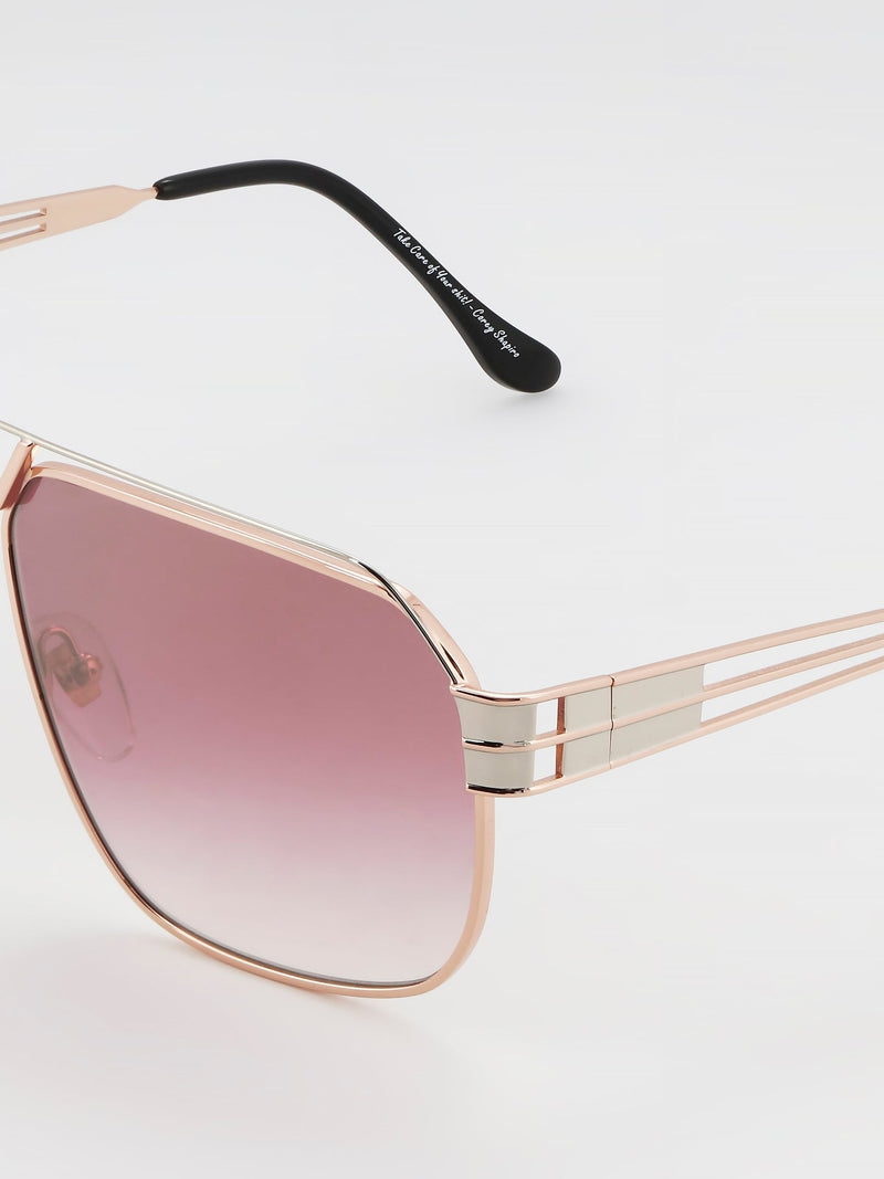 Pink Oversized Sunglasses