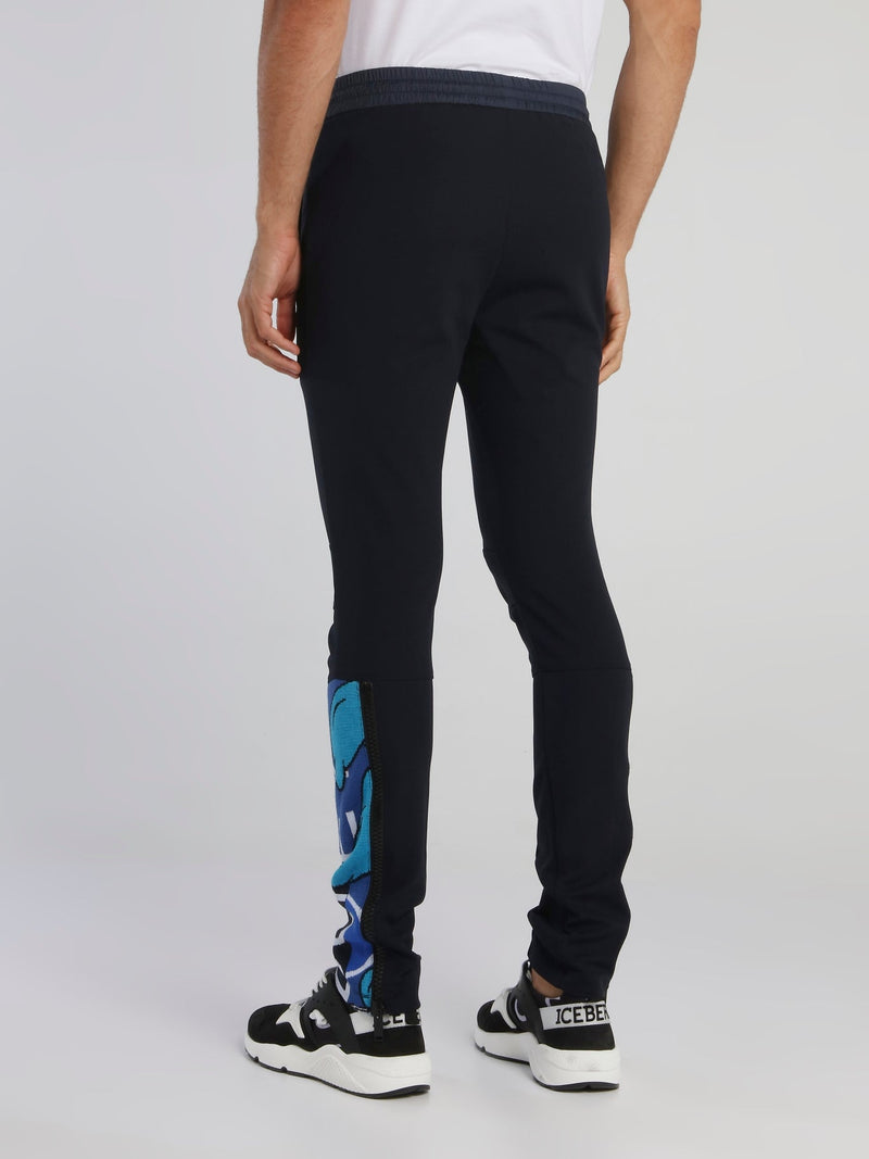 Dopey Navy Drawstring Pants