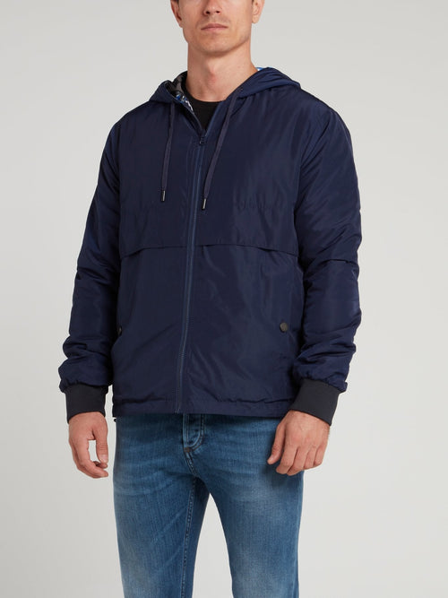 Navy Reversible Logo Jacket