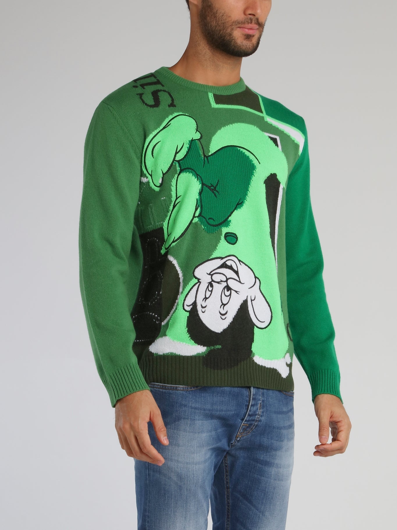 Disney Dopey Green Knitted Sweater