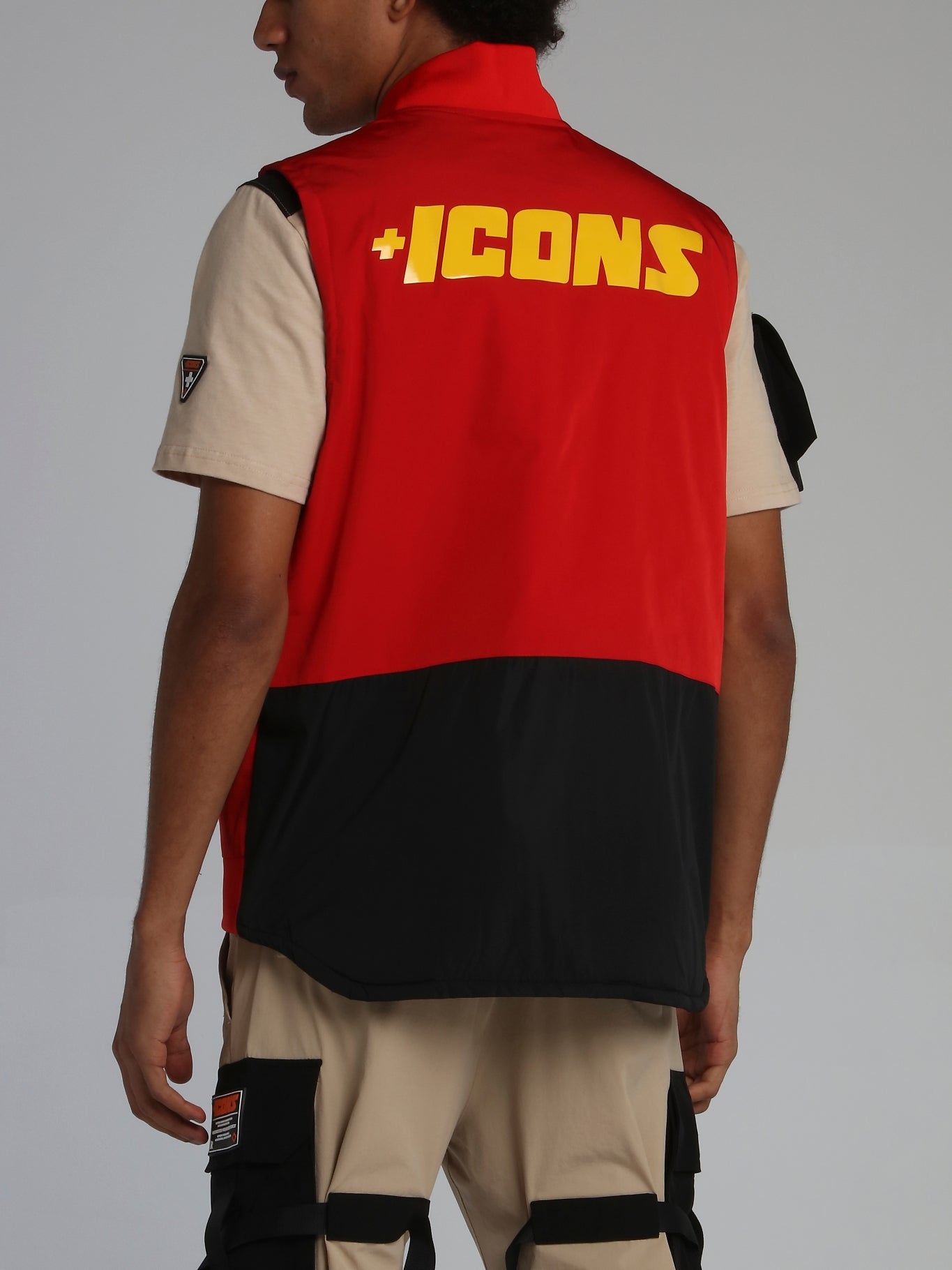 Red Icons Tactical Zip Up Vest